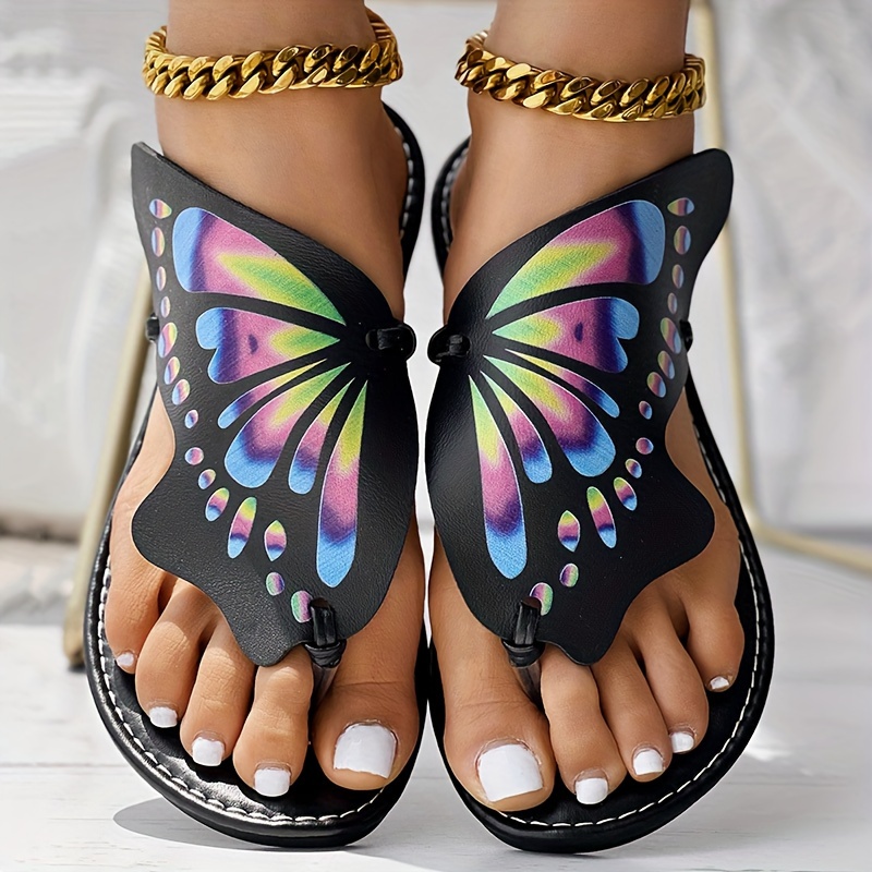 Butterfly Slippers sold on Temu United States