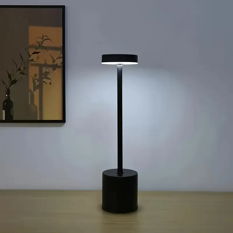 creative wireless high end metal led desk lamp battery usb rechargeable night light with eye protection three color adjustable dimming bedside reading lamp for dining room or bar decor bedroom office warm table lamp ideal birthday gift for halloween christmas valentines colors table lamp for living room table lamp for bedroom table lamp for home table lamp for bedroom bedside lamp lamp for living room Product details 8