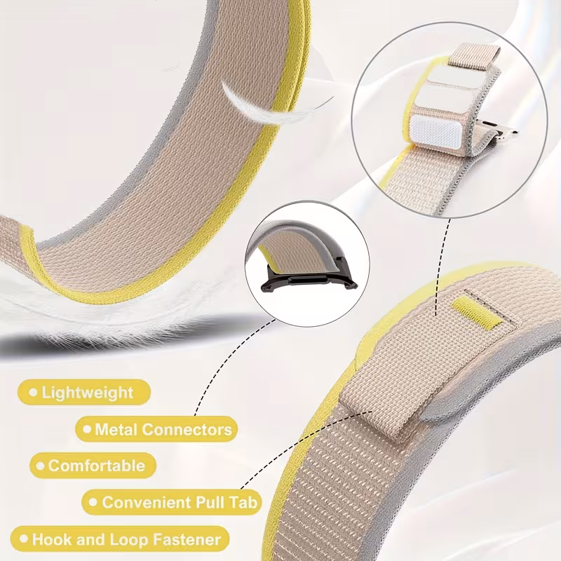 sports nylon watch strap for samsung galaxy watch ultra 47mm classic woven sports watch strap 47mm for men and women Product details 3