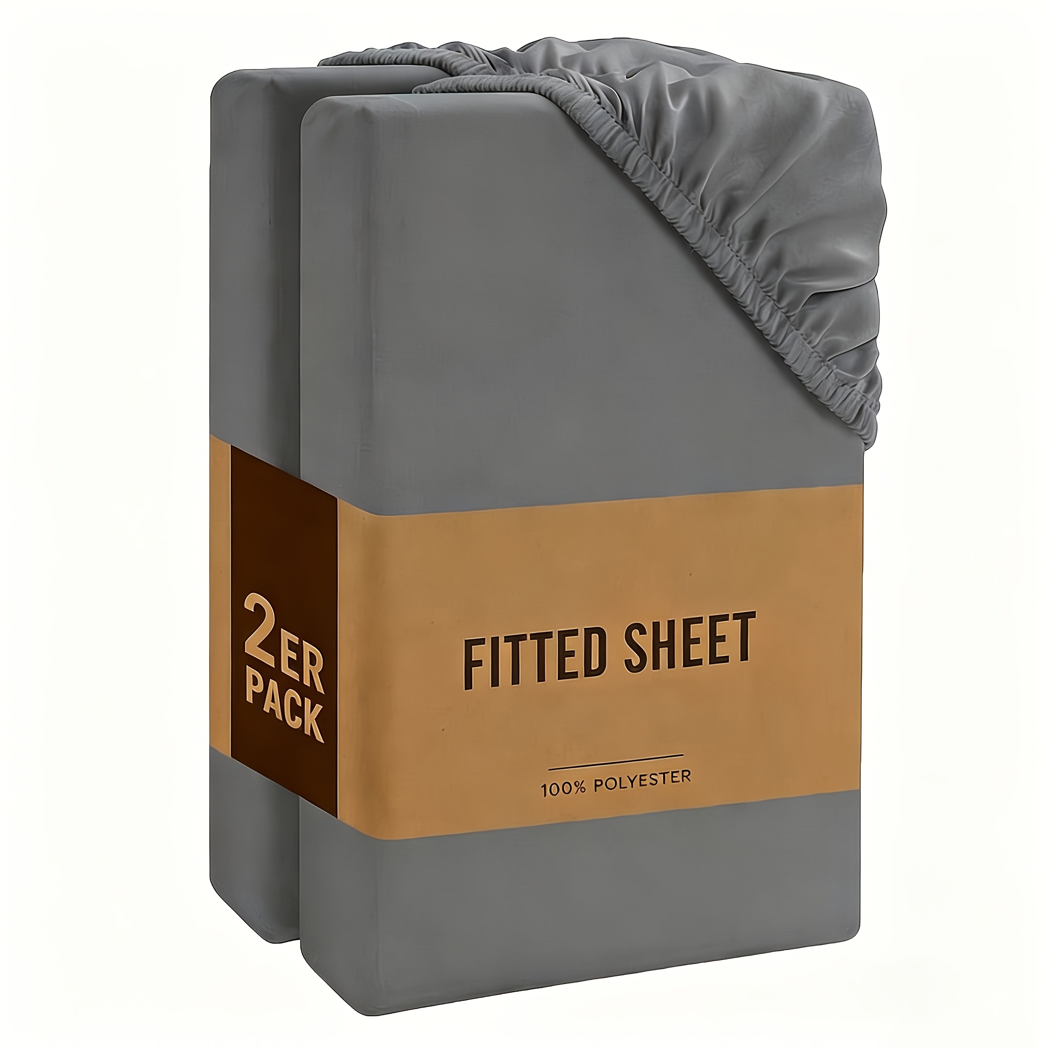 TEMU 2-pack Fitted Sheet Mattress Covers, In Multiple Sizes And Colors. Soft, Breathable, And Comfortable, Suitable For Summer And For . Perfect For
