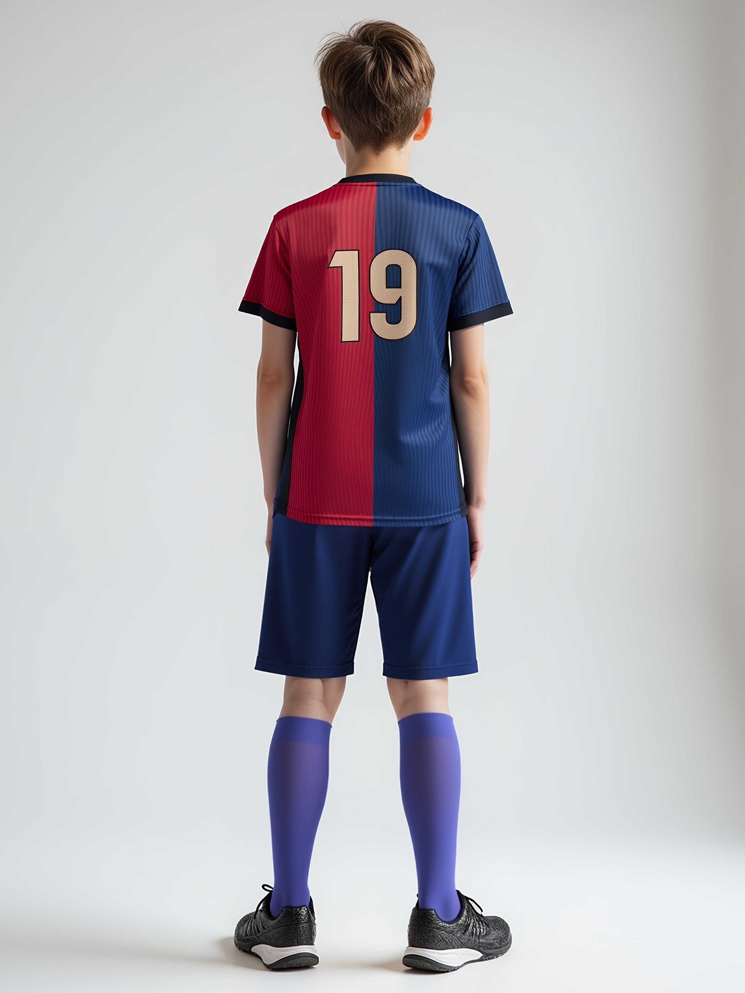 3pcs Sports Set, Kids Soccer Jersey Youth Boys and Girls Football Kit,  Children's Soccer Outfit: 1* Jersey, 1* Shorts, 1* Socks