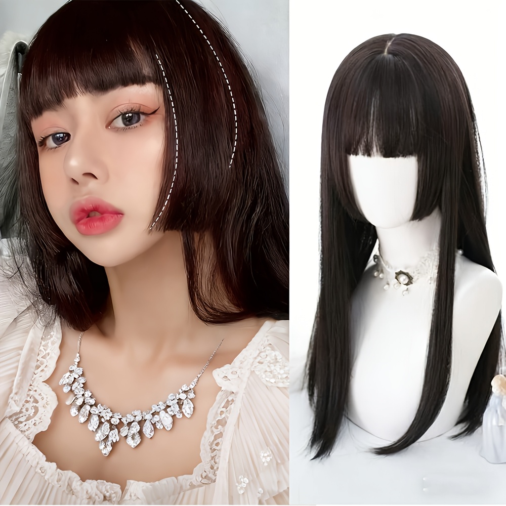 Perruque Cosplay Rouge Enfant – Longue Bouclée Avec 2 Chignons – Rise Of Red – Halloween, Mascarade, Carnaval – Filet Inclus