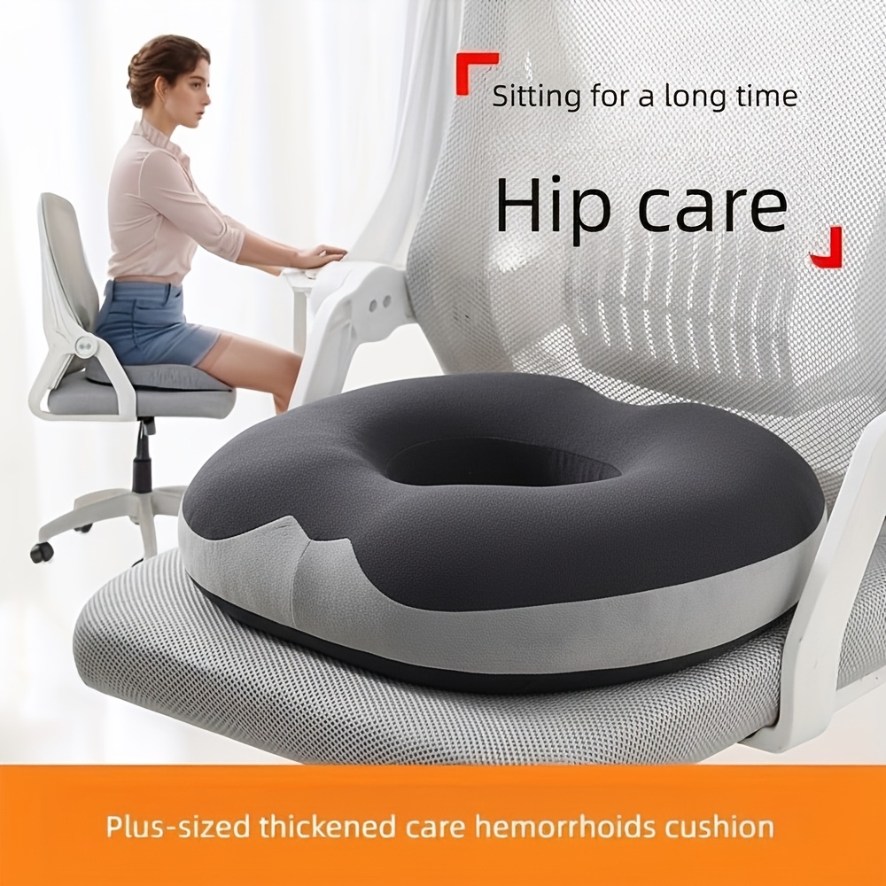 1pc memory foam donut seat cushion pillow office hemorrhoid - Temu