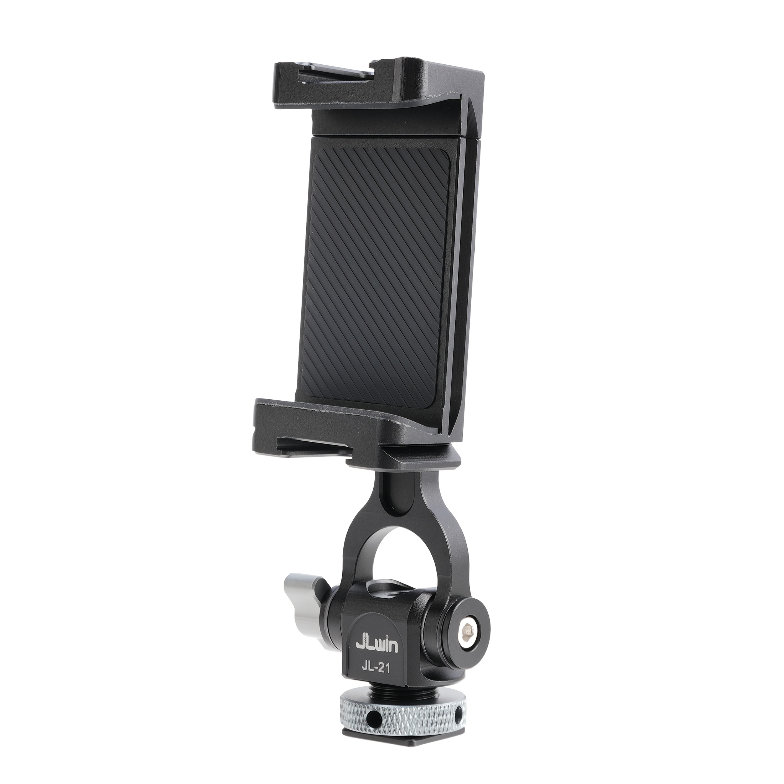 TEMU Jlwin Horizontal And Vertical Metal Cold Shoe Phone Clamp For Video Live Streaming And Tripod Expansion