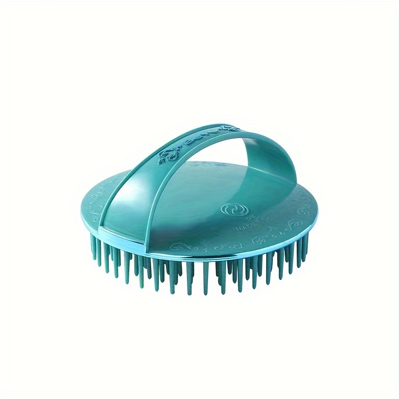 

Shampooing Brosse de Massage Cheveux et Cuir Chevelu Demi-Taille : Exfoliation Douce et Massage Relaxant de la Tête, Convient aux Cheveux à Texture Normale, Manche en Plastique ABS, Couleur Aléatoire