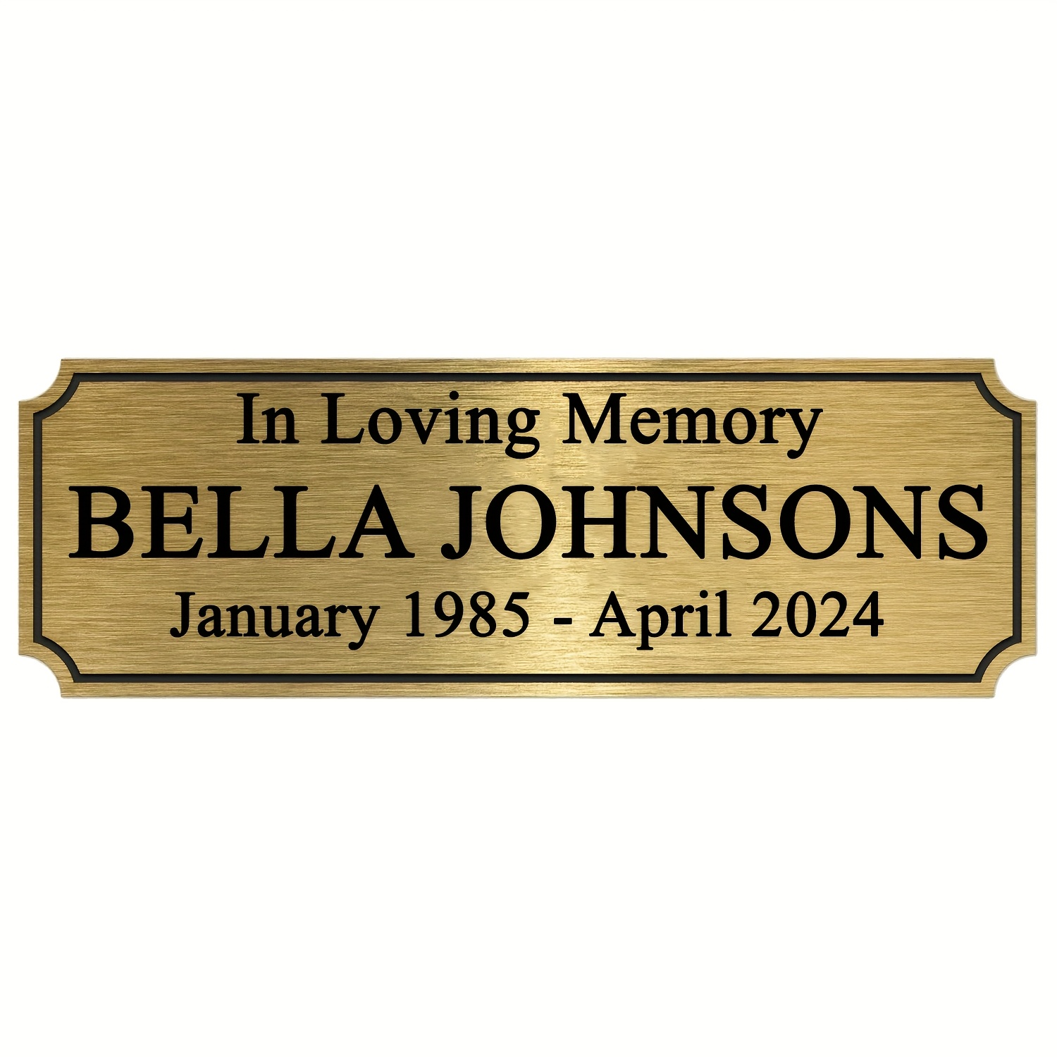 item picture customized 1pc personalized name plates solid stainless   plaque trophy plates engraved custom name plate with   backing