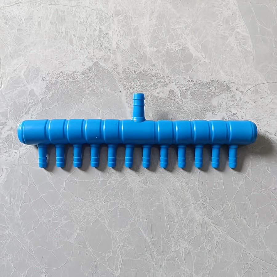 TEMU 1pc Aquarium Goldfish Tank Oxygenation Accessory Splitter 1 Inlet 12 Outlets Distributor, Suitable For Fish Tank Aerator