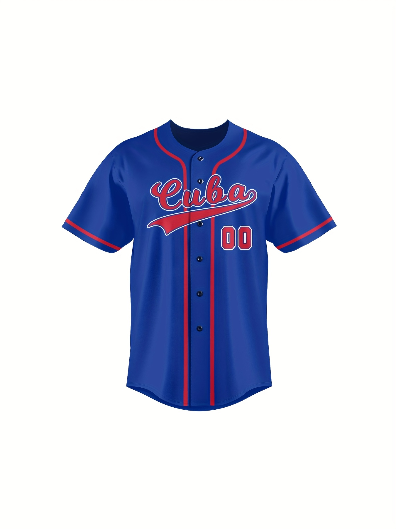 custom cuba baseball jersey personalized name Temu