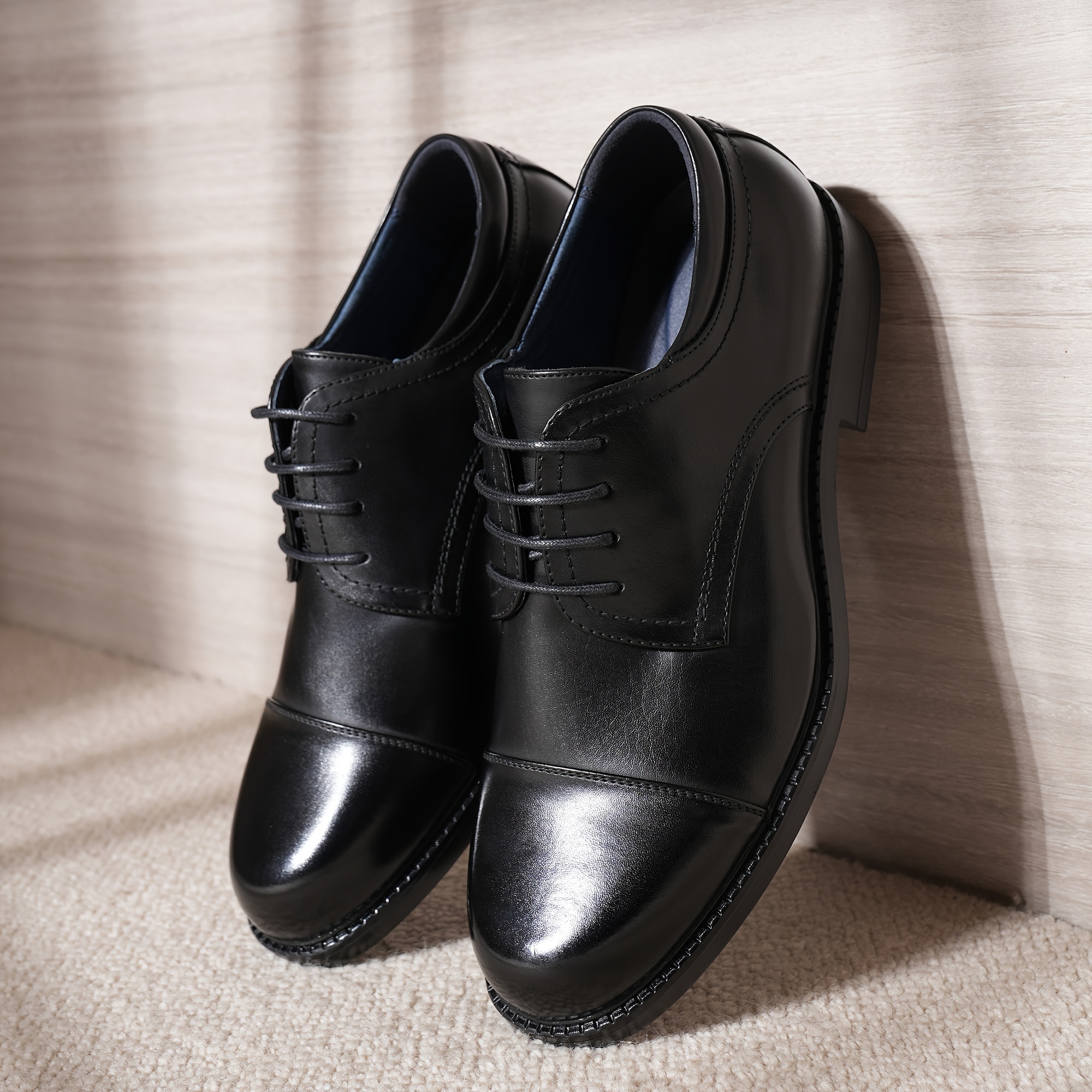 princess polly baby blue dress Boys Black Slipon Dress Shoes Black / 29