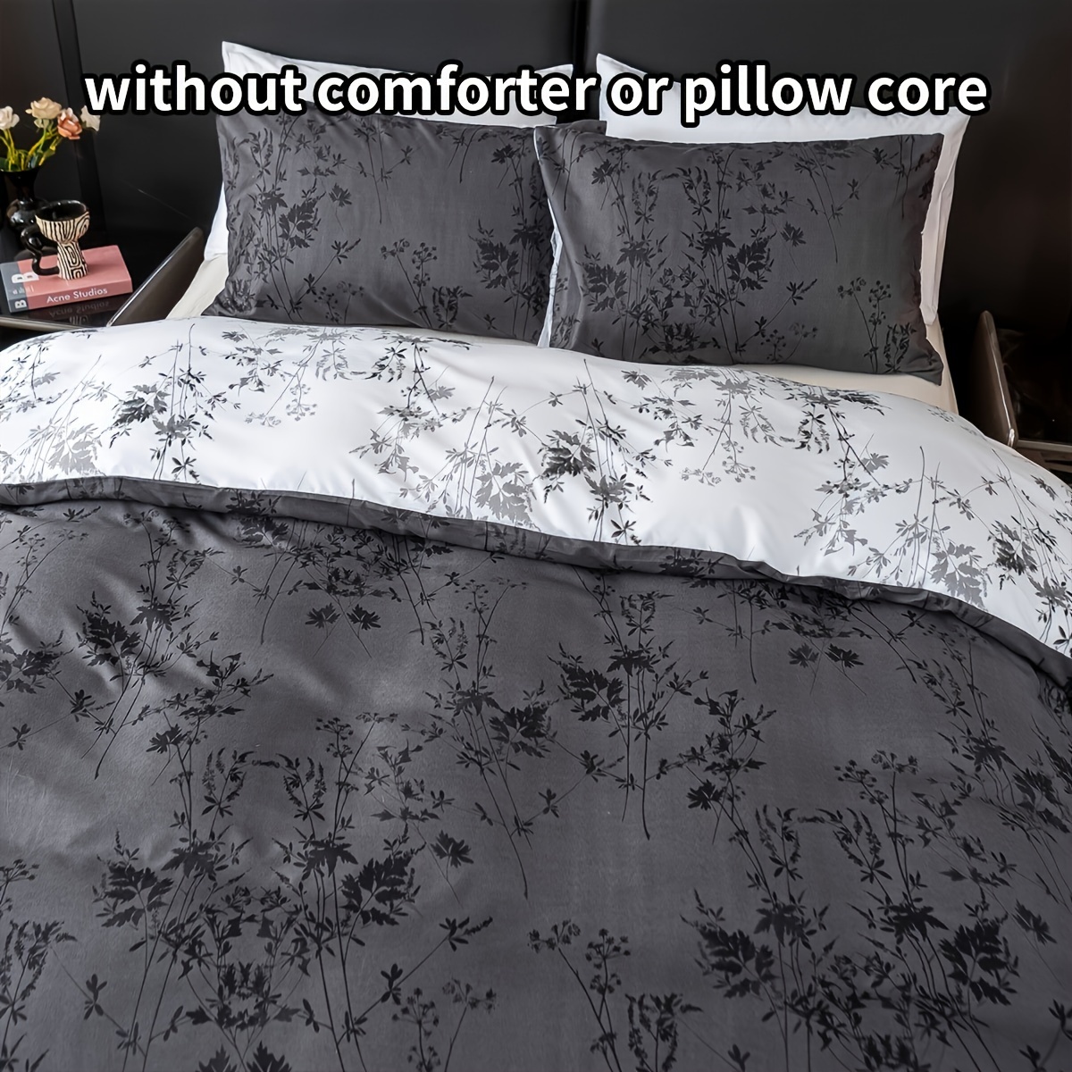 3pcs Printed Down Duvet Cover Set