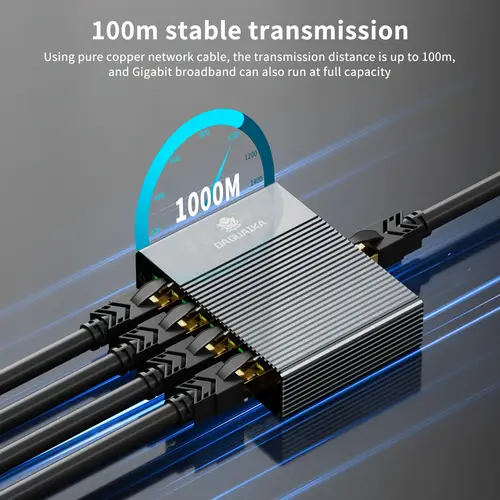 gigabit ethernet splitter 1000mbps 1in 4 out ethernet adapter 2 3 4 rj45 lan internet splitter for pc laptop tv box router