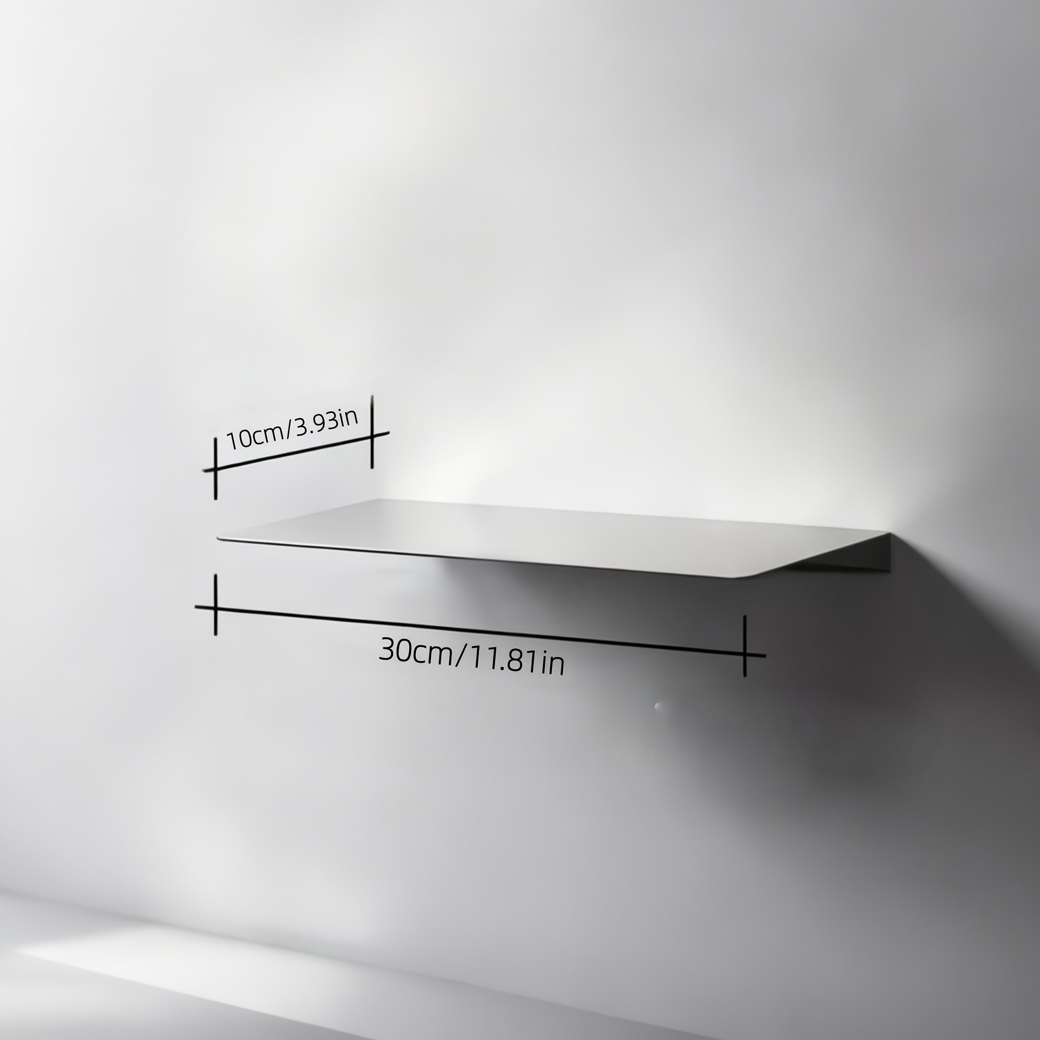 TEMU Multi-specification Anti-corrosion, Rust-proof, Deformation-resistant, And Pressure-resistant Steel Floating Shelf. Combinable To , Offering