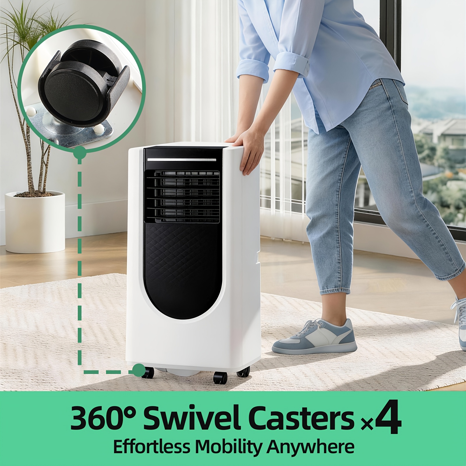 8000 BTU Portable Conditioners, 3-In-1 Cooling AC Unit W/... product image 5