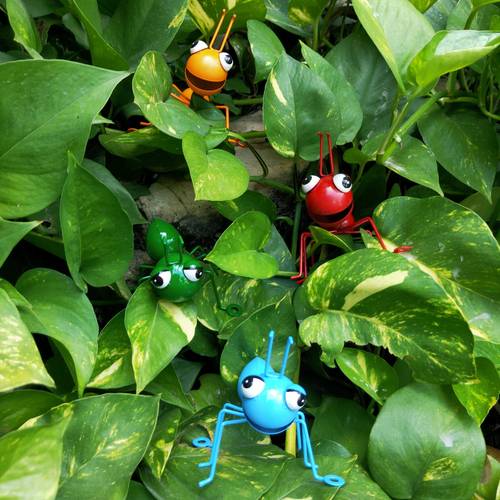 cross border iron ant crafts 4pcs set garden and courtyard decorations handicrafts and ornaments