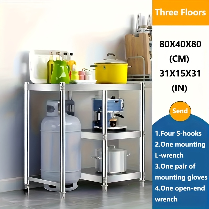 heavy duty stainless steel gas stove rack multi tier floor Temu