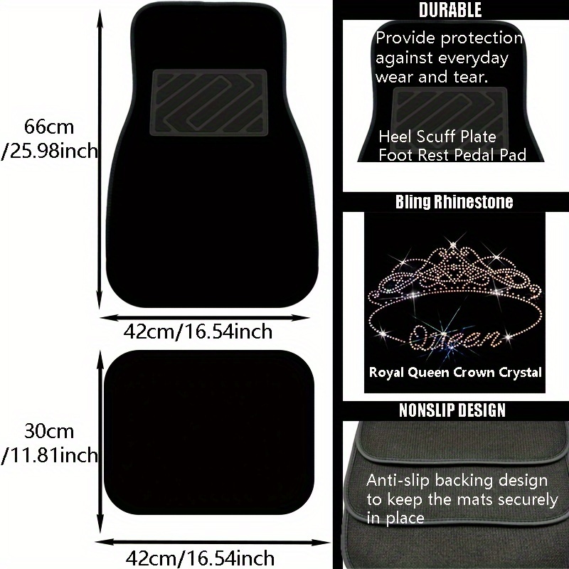 Queen Crown Car Mats