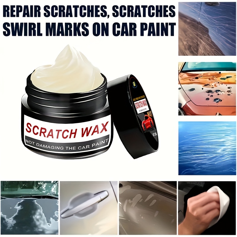 AGRP Universal Car Scratch Repair Wax Kit-Exterior Decoration Repair Polish Wax for Minor Scratches and Swirls Restoration on Vehicle Paint.