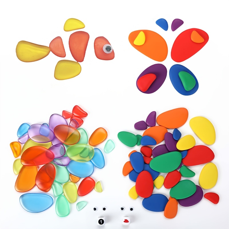 36pcs Rainbow Stacking Stones Educational Toy Set