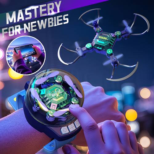 2 Rechargeable Batteries, Hovering, Watch Storage, Mini , Beginner s Gift Affordable Indoor And Outdoor , Christmas Halloween Gifts for Boys And Girls