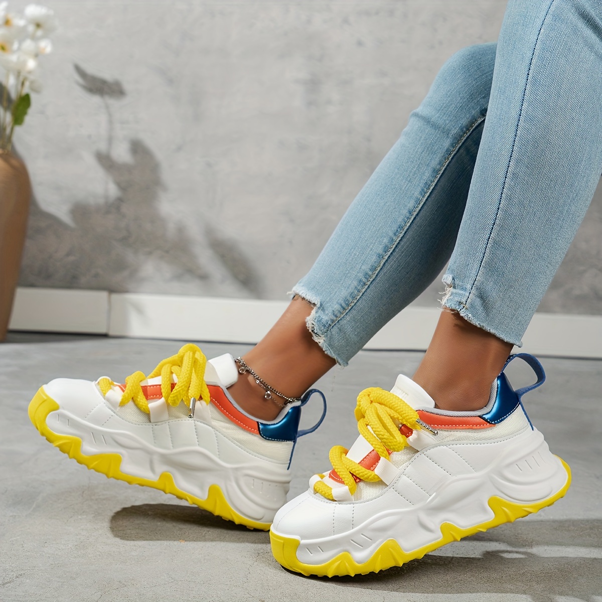 zapatillas informales colores mujer cordones Temu Ecuador