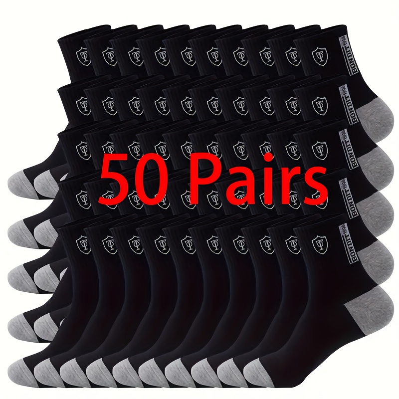 E-shop Packung mit 5/10/ Paar Frühlings-/Sommer-Atmungsaktive Wadenstrümpfe, Sport- Business-Socken, Trendige Feuchtigkeitsableitende Vielseitige