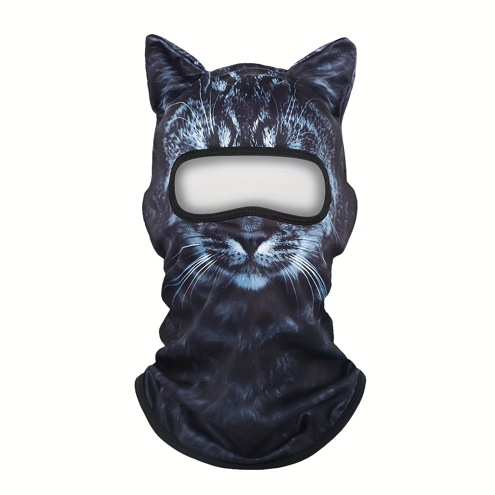 Image of Winter Windproof Thermal Face Mask & Neck Warmer - Full- Coverage Cold Weather Skiing, Ice Skating, Cycling Mask - Machine Washable Outdoor Sports Headwear Suitable For Skiing, Cycling, Ice Skating