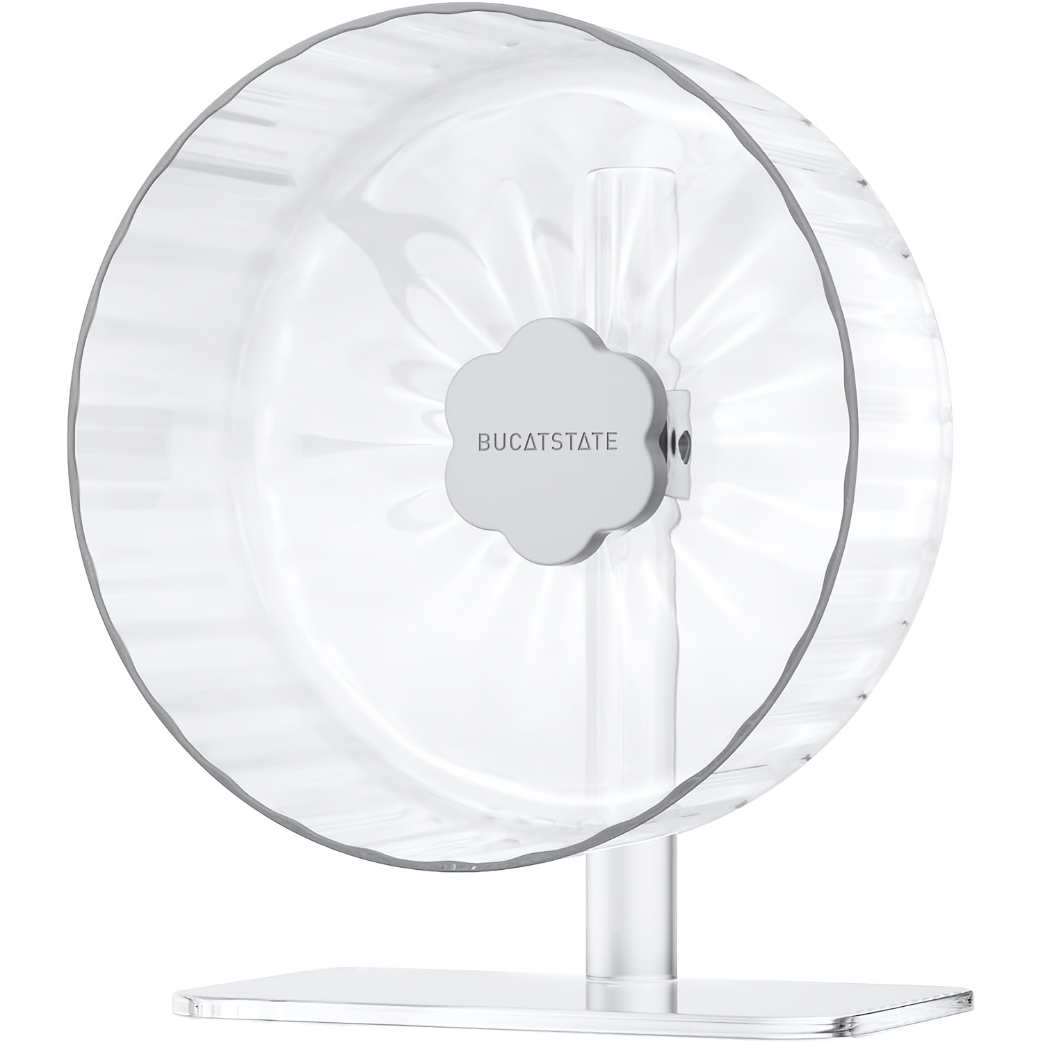 Image of Bucatstate Hamster Wheel, 21/26cm Hamster Wheel, Quiet Hamster Wheel Toy Accessory, Anti-slip Wheel For Little Hamster Golden Hamster