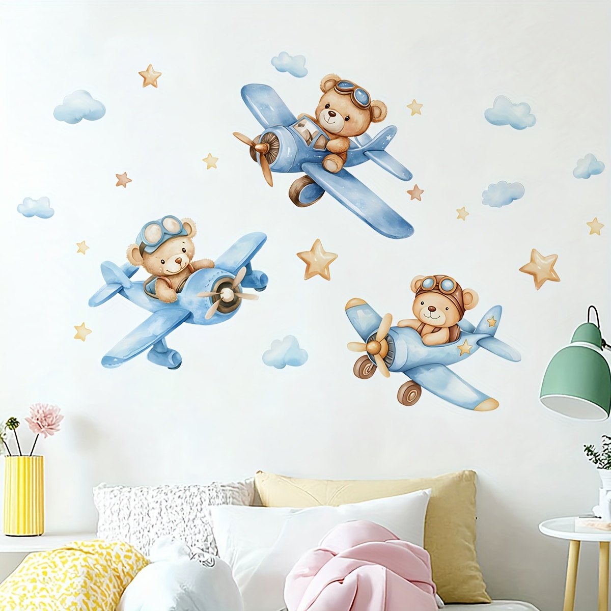 RoyoLam Lifelike Elephant Wall Decal - Removable Peel & Stick Nursery Wall Art, Tropical Animal Sticker For Kids Room, Living Room, Classroom