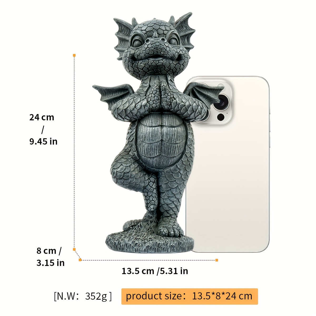 Image of Whimsical Yoga-meditating Dinosaur Statue: Perfect Gift For Fantasy And Dragon Enthusiasts! Suitable For Indoor And Outdoor Use - Made Of Resin