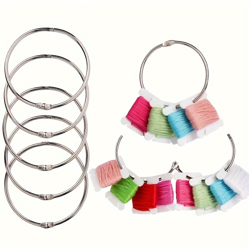 

[customer ] Winder Rings Thread Organizer Diy Embroidery Thread Bobbins Storage Ring -stitch Card Thread Holder Sewing Accessories, Sewing Storage