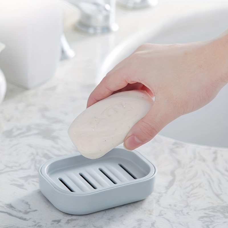 

Versatile Hypoallergenic Soap Dish: Self-draining, Easy-clean, Perfect For Bathroom & Kitchen - Power-free Design