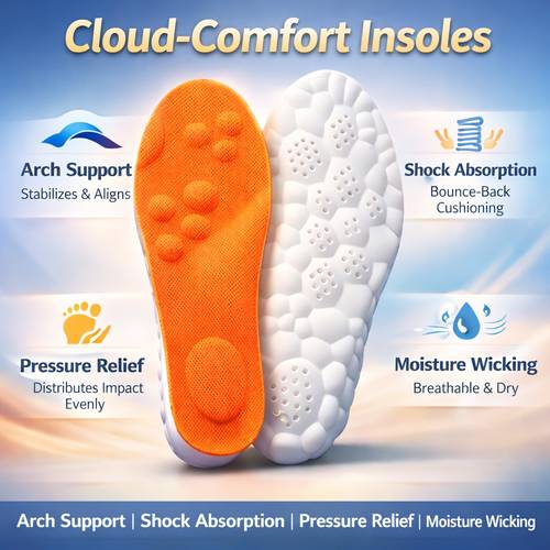 like insoles for men women ultra cushioned shoe inserts rebound padding honeycomb cushioning breathable ventilated deep heel cup for sneakers work walking running sports