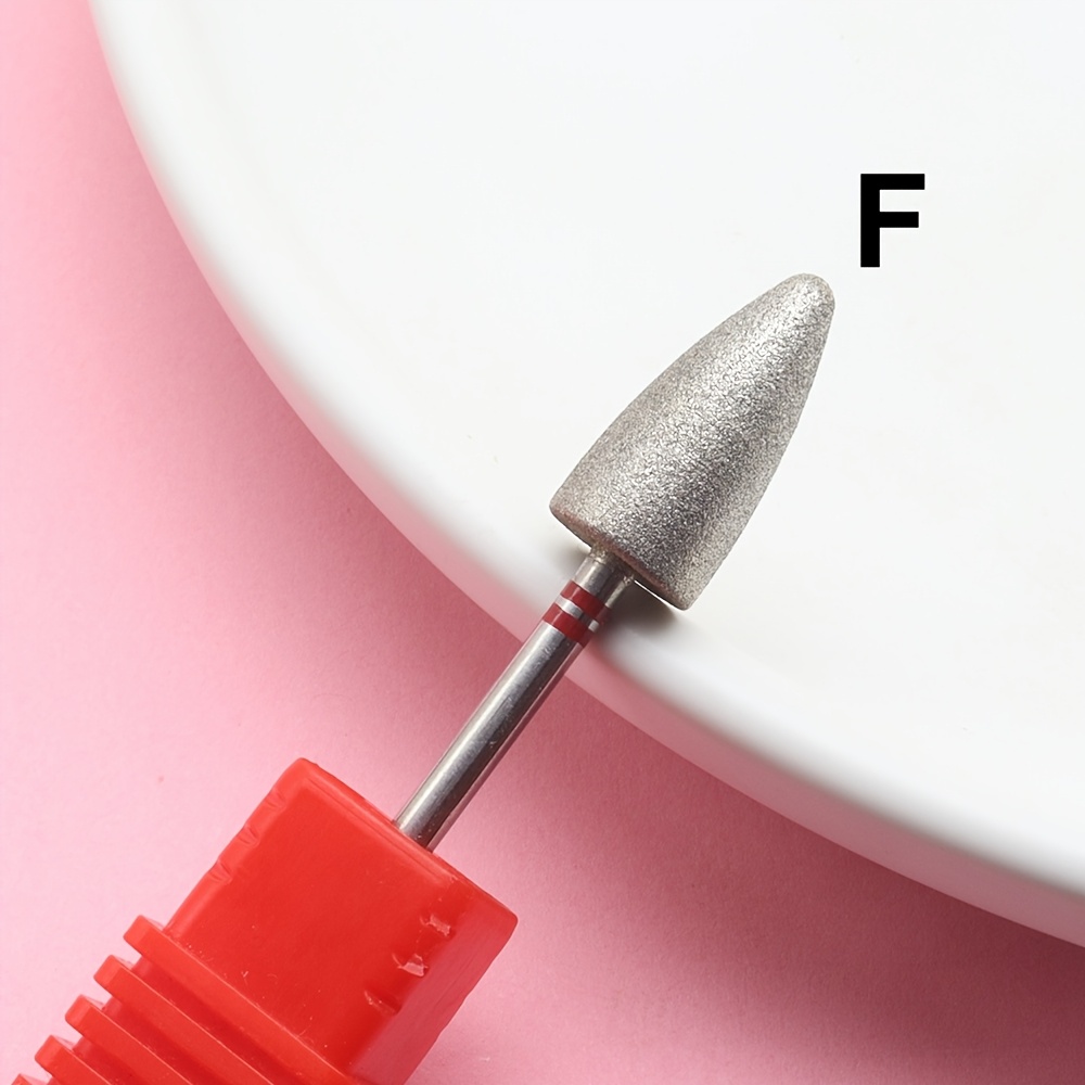 8mm Big Nail Drill Bit Rotary Burr Foot Rasp Cuticle Cutter Pedicure Tool Accessories Mill Manicure Feet File 80# 120# 180#