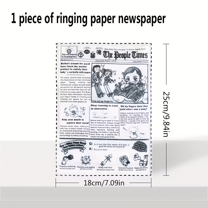 fun newspaper toys are suitable for all dogs and cats the sandpaper sound toy is ideal for large medium and small dogs and cats durable fabric enrichment toys help   boredom and anxiety   water washable Product details 3