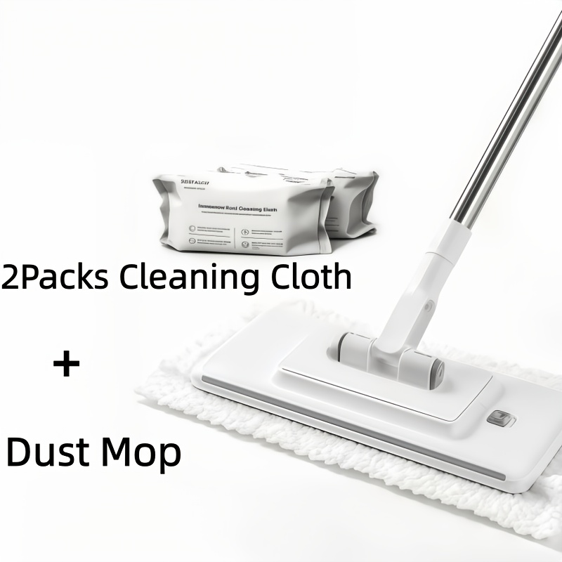 TEMU Sopami 360° Rotating Dust Mop With Disposable Dusting Cloth, Wet And Dry Floor Cleaning Mop, Lazy Household Floor Cleaning Tool, For Tight