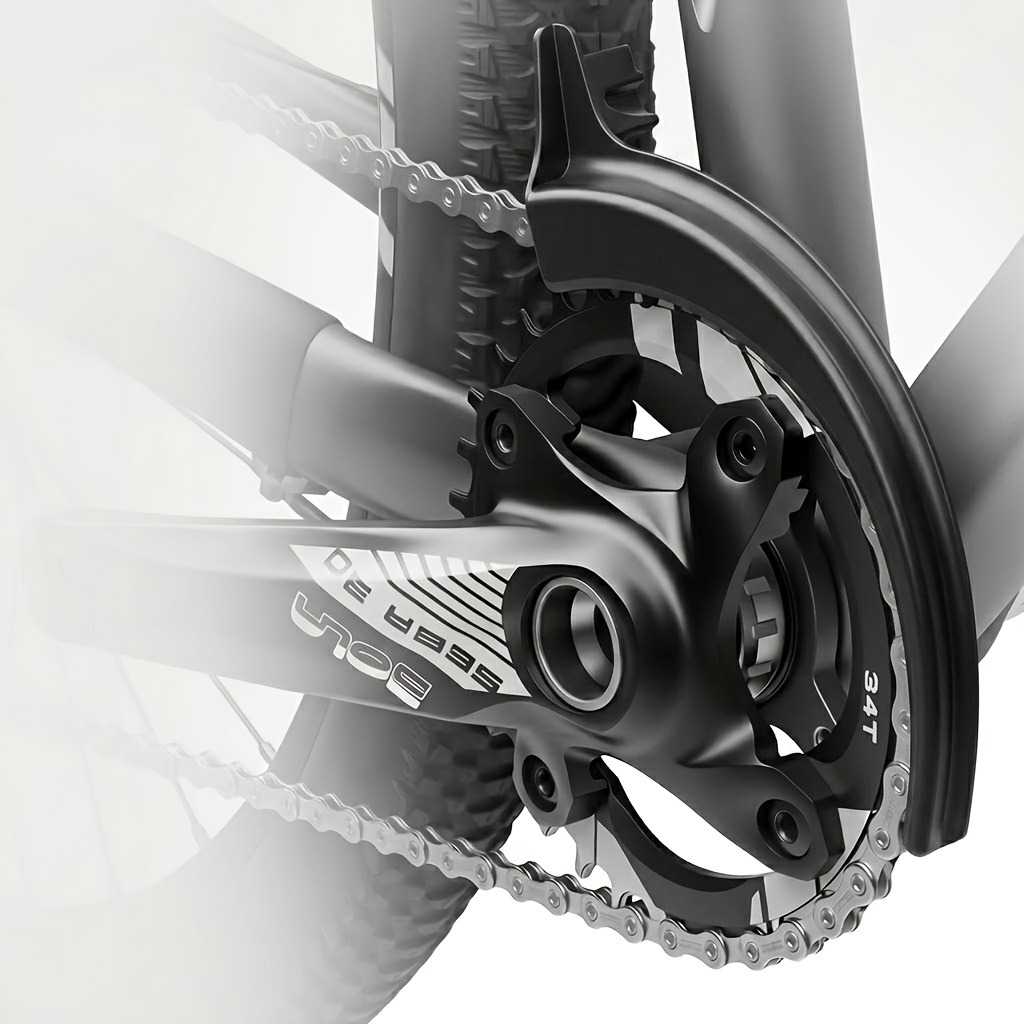 Image of Mountain Bike Chain , Anti-drop Chain Cover, Universal Clamp Installation, Suitable For Mountain Bikes