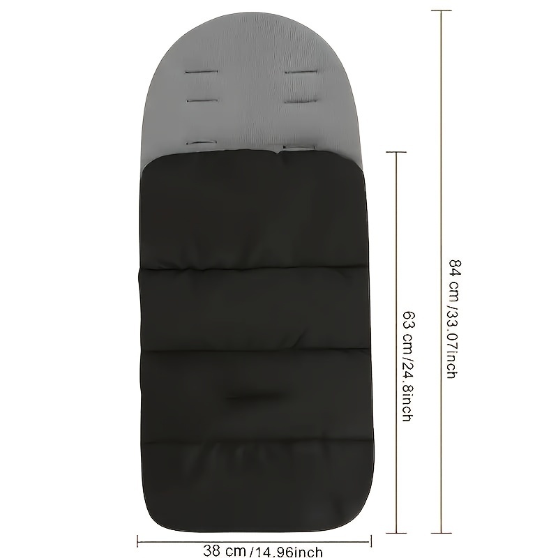 Universal Thickened Polyester Stroller Footmuff Attachment