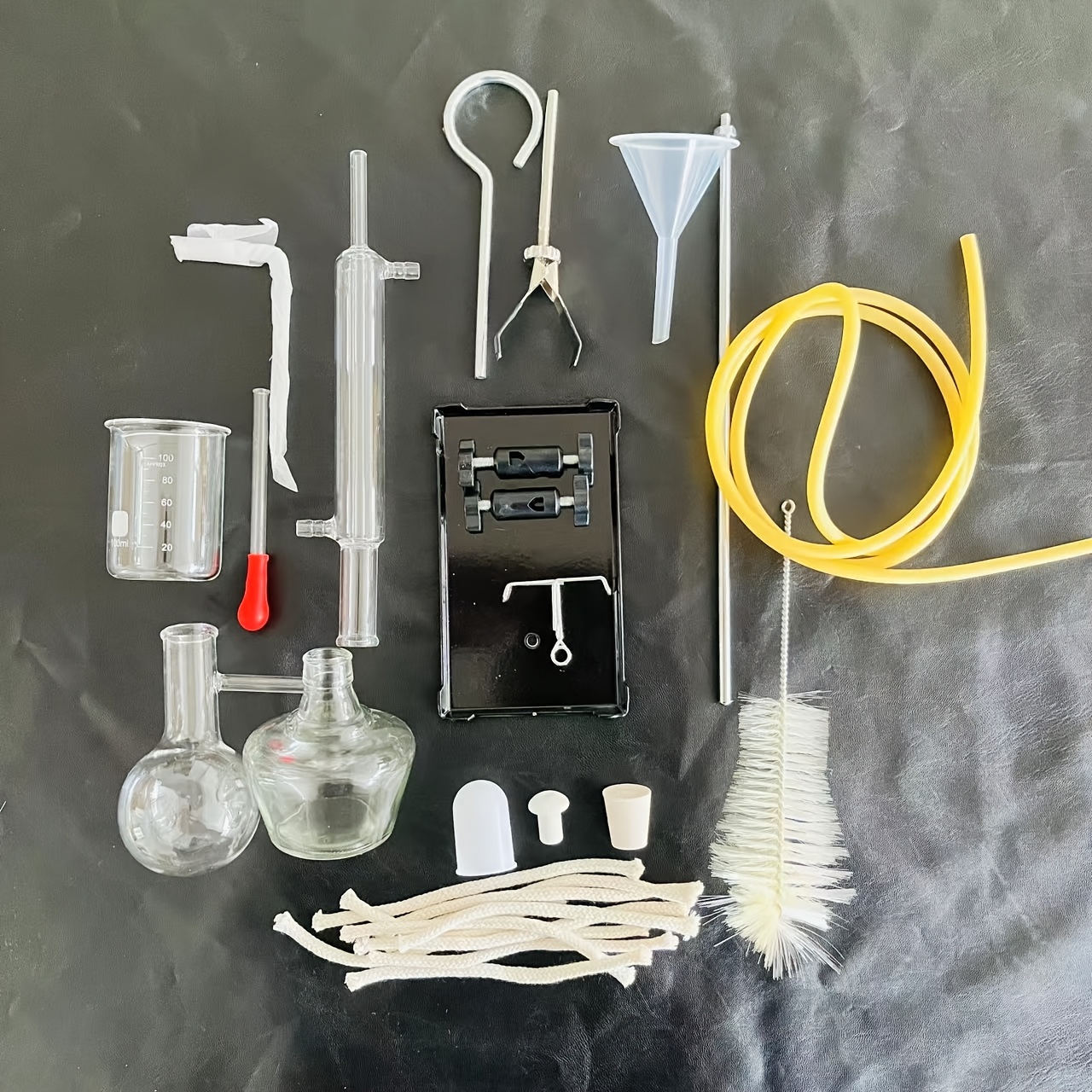 100ml Small Distillation Apparatus Set, , Small-scale Essential Oil Extraction, Home Purification Chemical Experiment Equipment, Rose Essential Oil Extraction Device