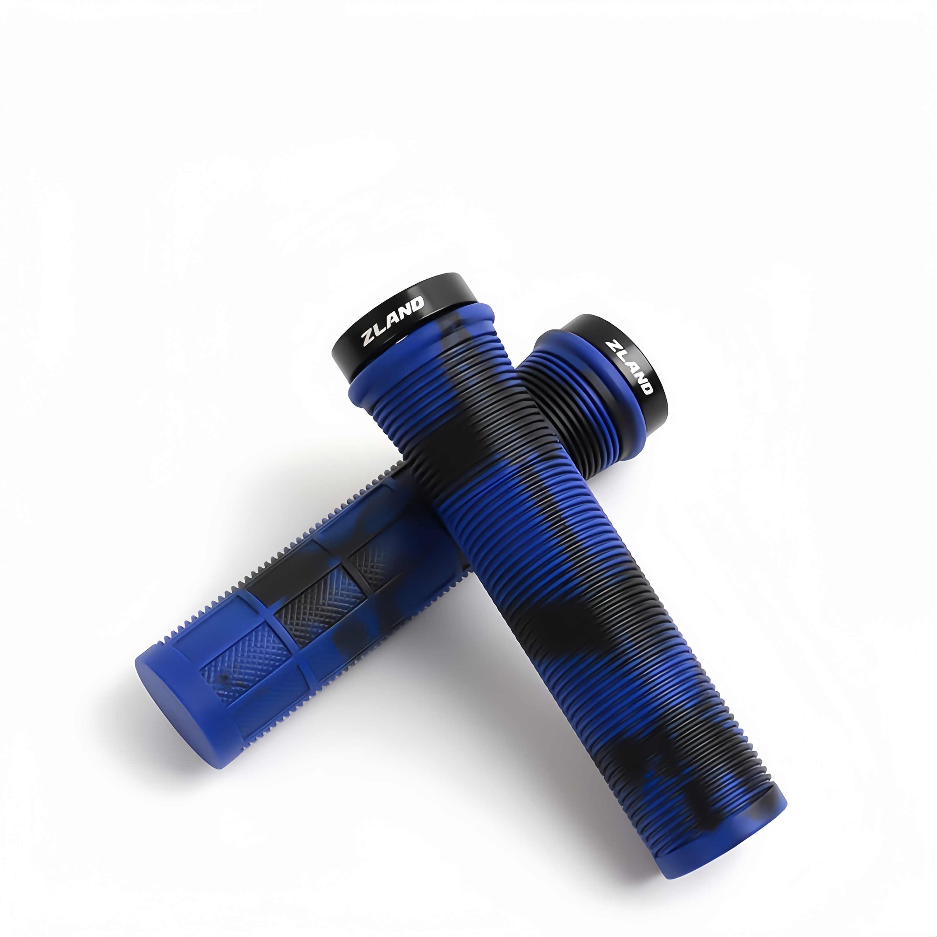 TEMU Bicycle Handlebar Grips – Colorful Straight Bar Grips With Aluminum Alloy Lock Rings, Made Of Silicone Material For Anti-slip And Shock