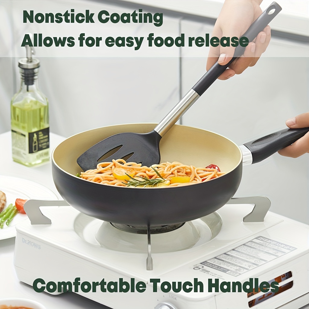   nonstick cookware pots and pans set 22pcs granite coating non stick frying pan saucepan   deep frying pan induction compatible cooking   ptfe free   details 3