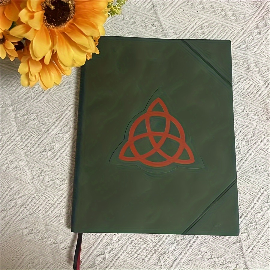 

Réplique du Livre des Ombres Enchanté, Grimoire Lié aux Ténèbres - Carnet de Notes de Fantaisie Magique Sombre de Style Vintage, Aventure Mystérieuse