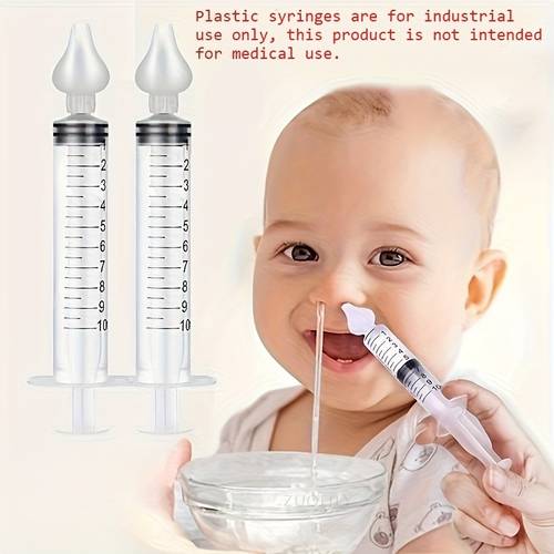 1 pieza de 10ml set de irrigador nasal para bebés, nasal para niños y bebés, irrigador nasal para bebés