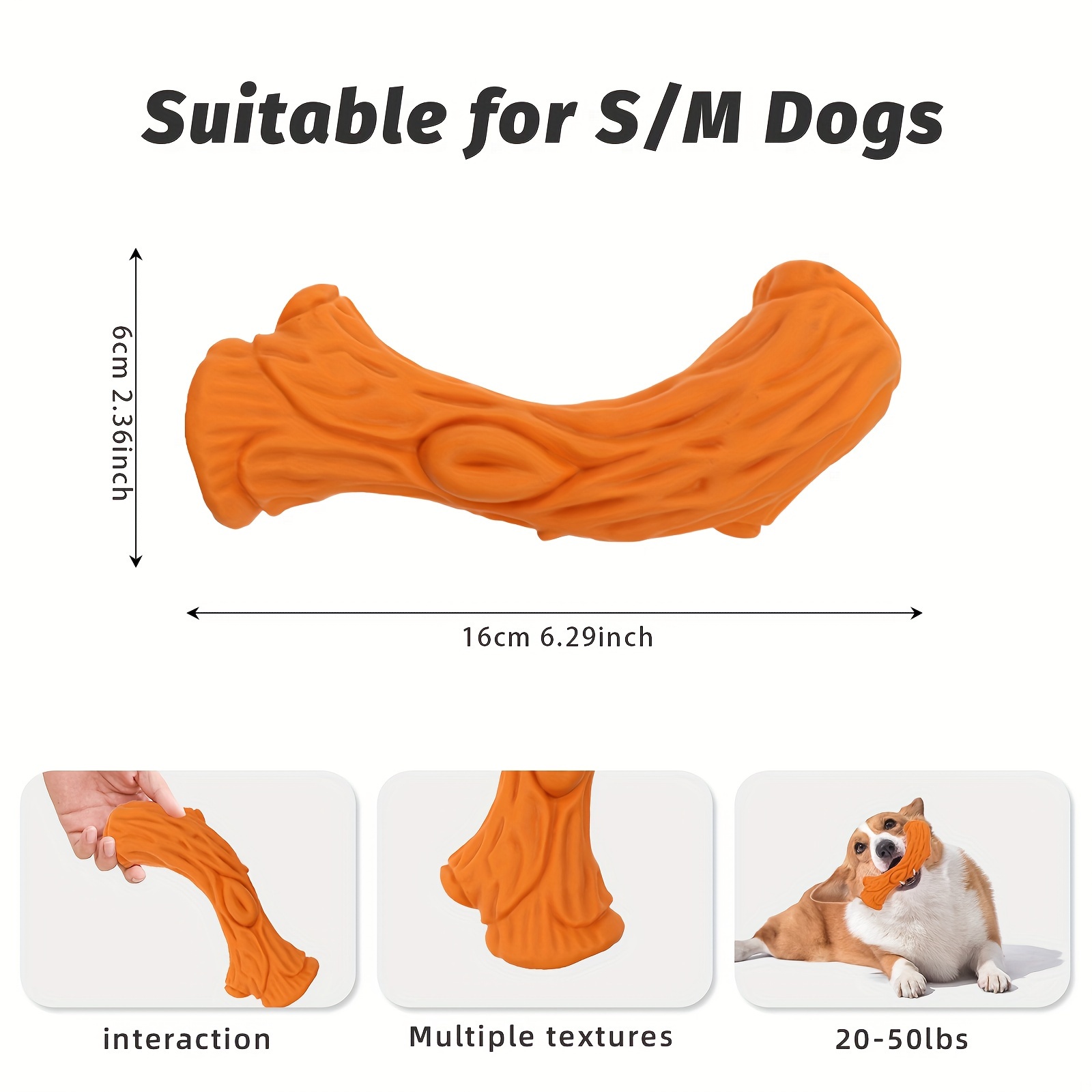 Dog Toy For Aggressive Chewer, Dog Toys For Teeth Cleaning, Dog Ball