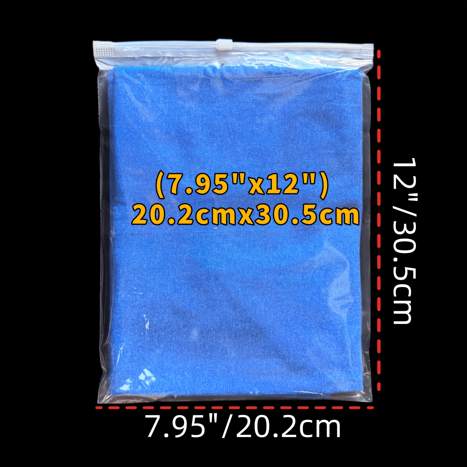 TEMU 60pcs Thick Transparent Zipper Clothing Bags, Travel Storage Bags, Underwear Ziplink Bags, Suitable For Family Travel, Business Trips, Storage