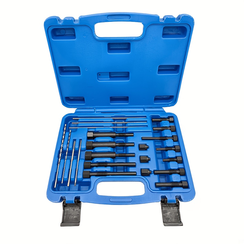 TEMU Glow Plug Remover Kit, 22pcs Glow Plug Remover Extraction Removal Tool Set Kit With Storage Box Glow Plug Removal Tool Set, Automotive Puller