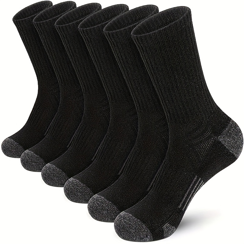 TEMU 5 Pairs Of Men's Large Size Odor-resistant Sports Socks For Basketball, Featuring A Waistband Design Suitable For Outdoor Casual Wear In All .