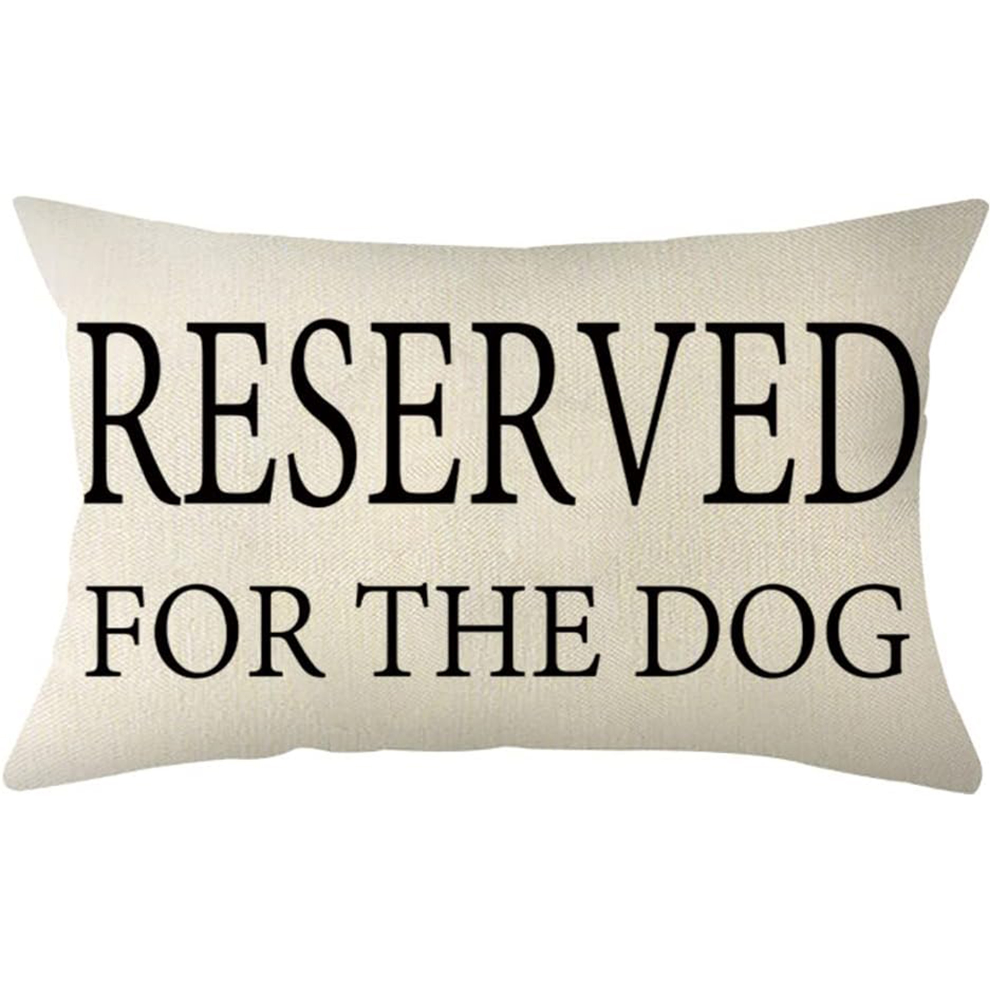 

Dog : 12x20 Inch Linen Throw Pillow Cover - Perfect For Sofa & Couch Decor, Machine Washable With Zip Closure (pillow Not Included)