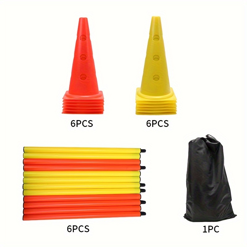 38cm Cones Set: Pp Material, Suitable For Adult Use, Perfect For Football Training