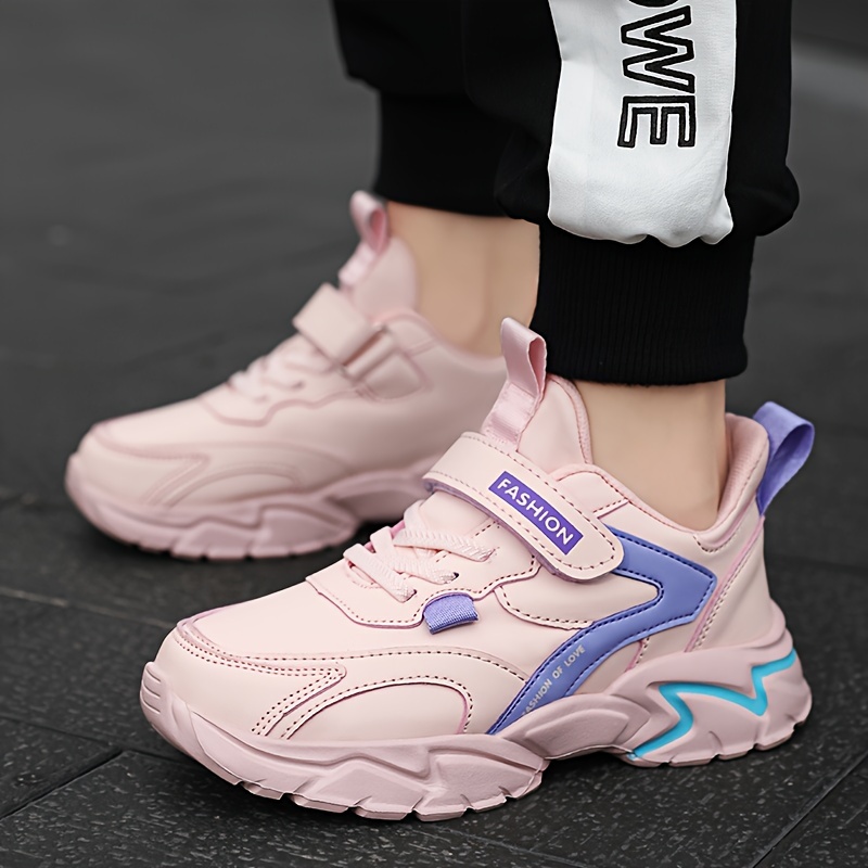 Girls' Boutique Solid Color Comfortable Soft Sole Outdoor Casual Sports Shoes