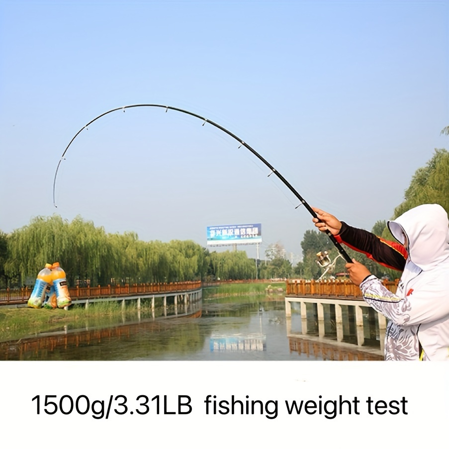 Super Hard Mini Fishing Rod Medium Power Collapsible Sea Ice Fishing  Rod with Ergonomic Handle, Durable Lightweight